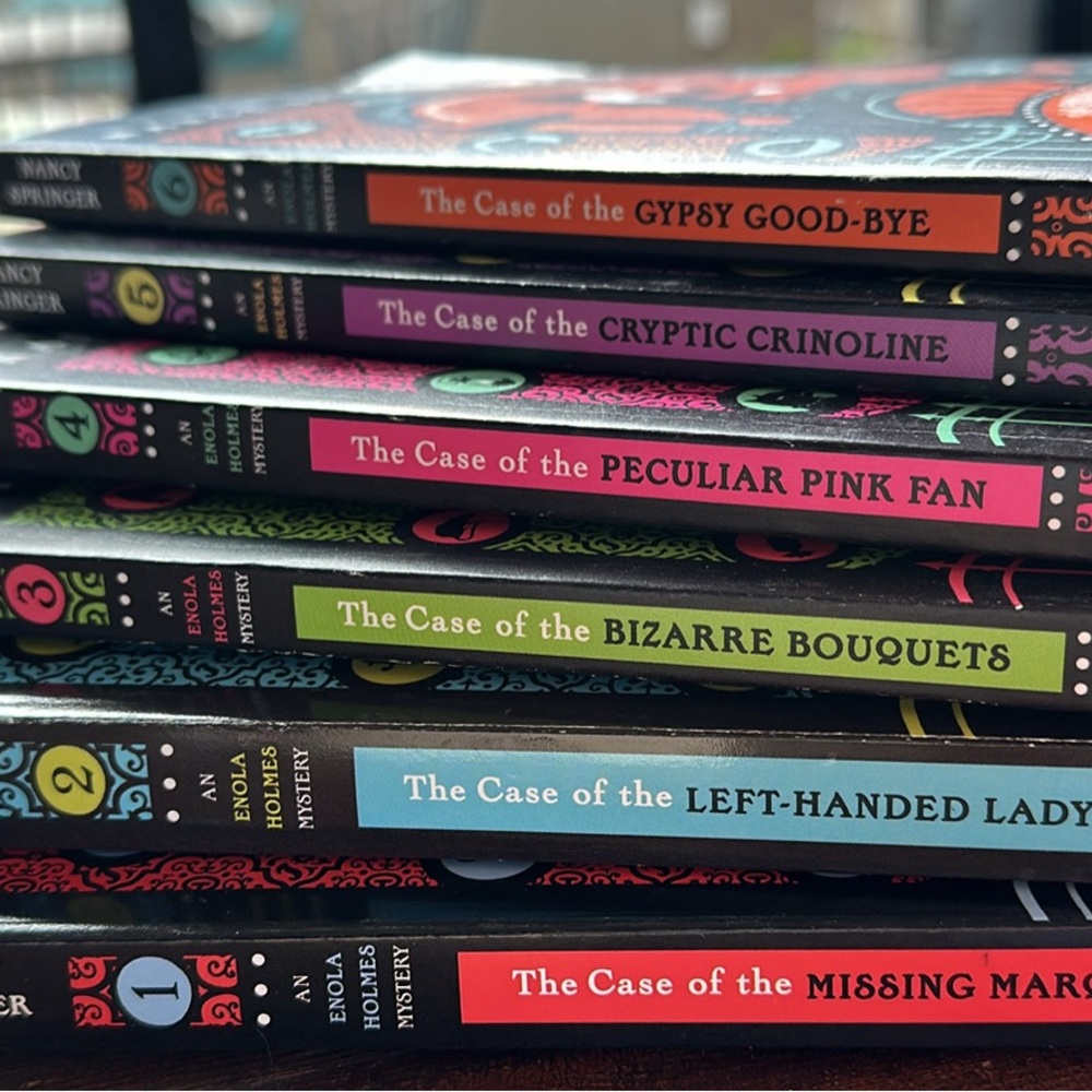 Enola Holmes set of 6 books